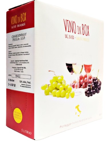 Agresti Vini - Chardonnay 5l bag in box